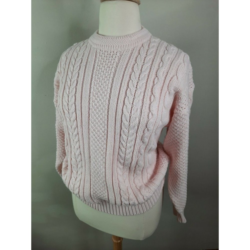 S3C Vintage chunky knit Sweater Women's XL Pink